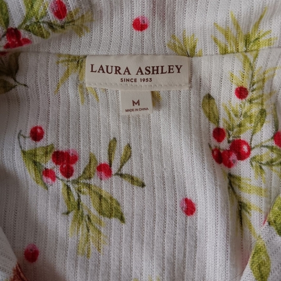 Laura Ashley women's multicolored holiday sleepwear set size M - Picture 11 of 11